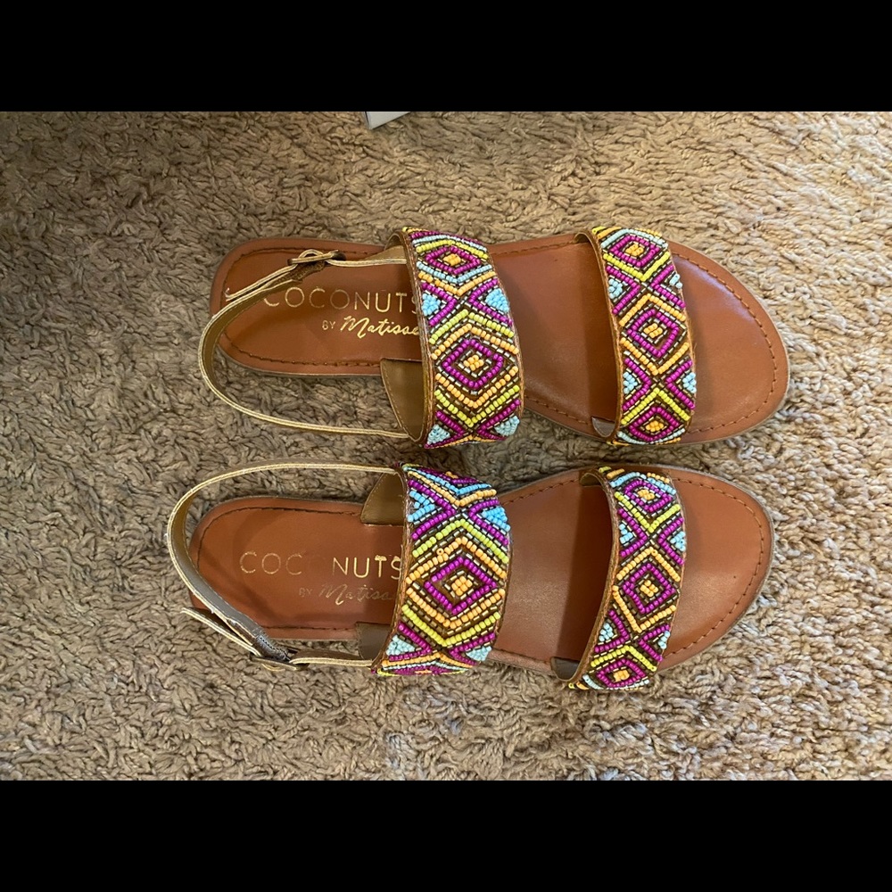 Beaded sandals